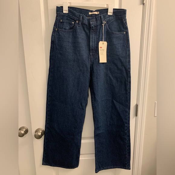 Levi’s High Rise Loose Fit Denim Blue Jeans Size 32 NWT - Picture 2 of 4